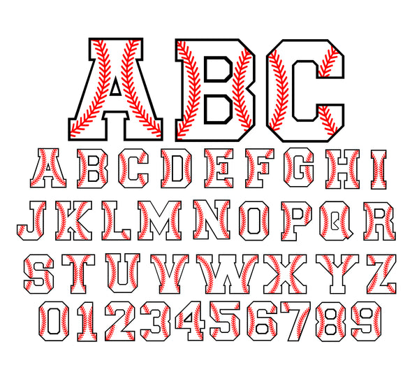 Free Free Baseball Font Svg 639 SVG PNG EPS DXF File