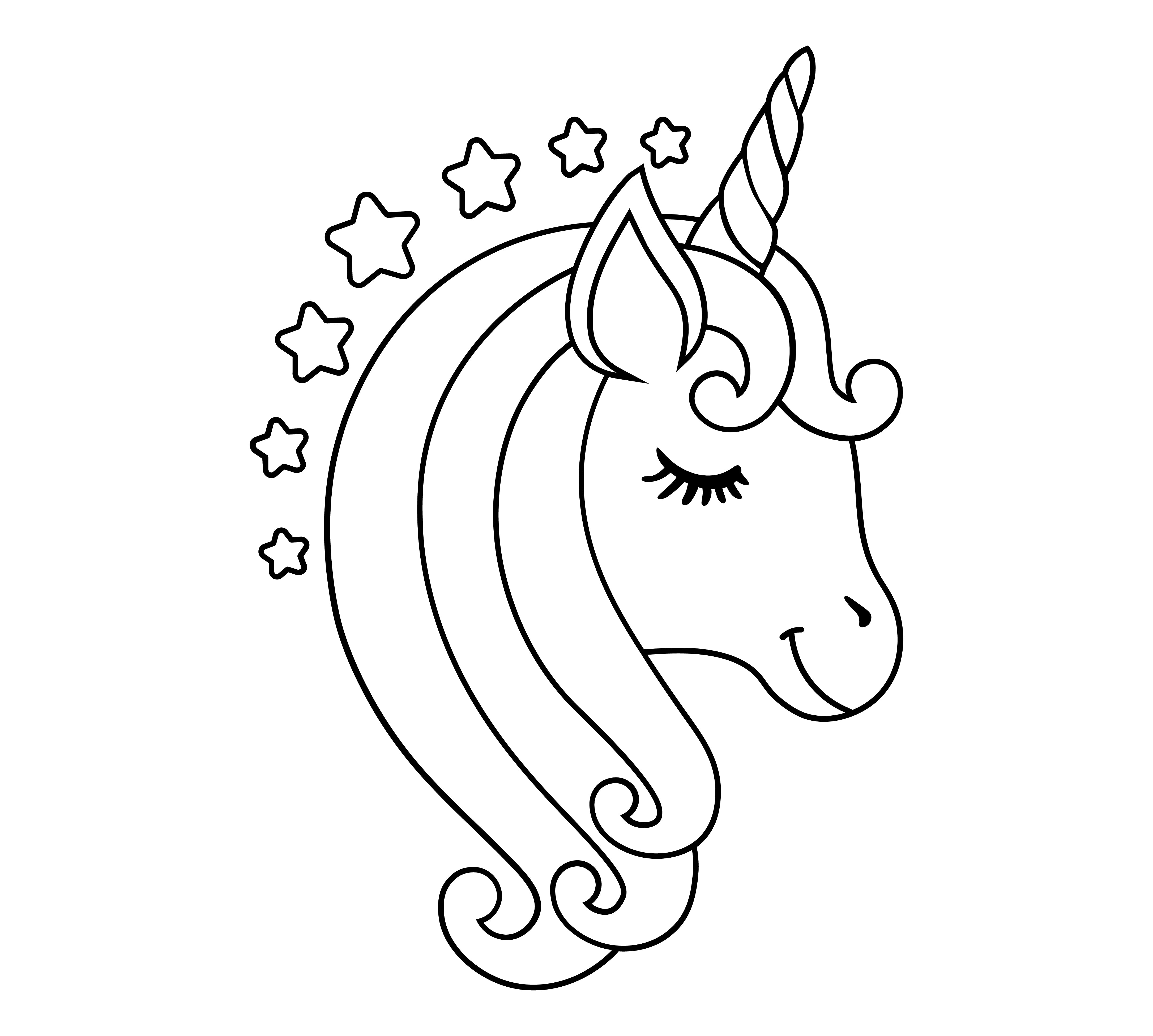 unicorn head design