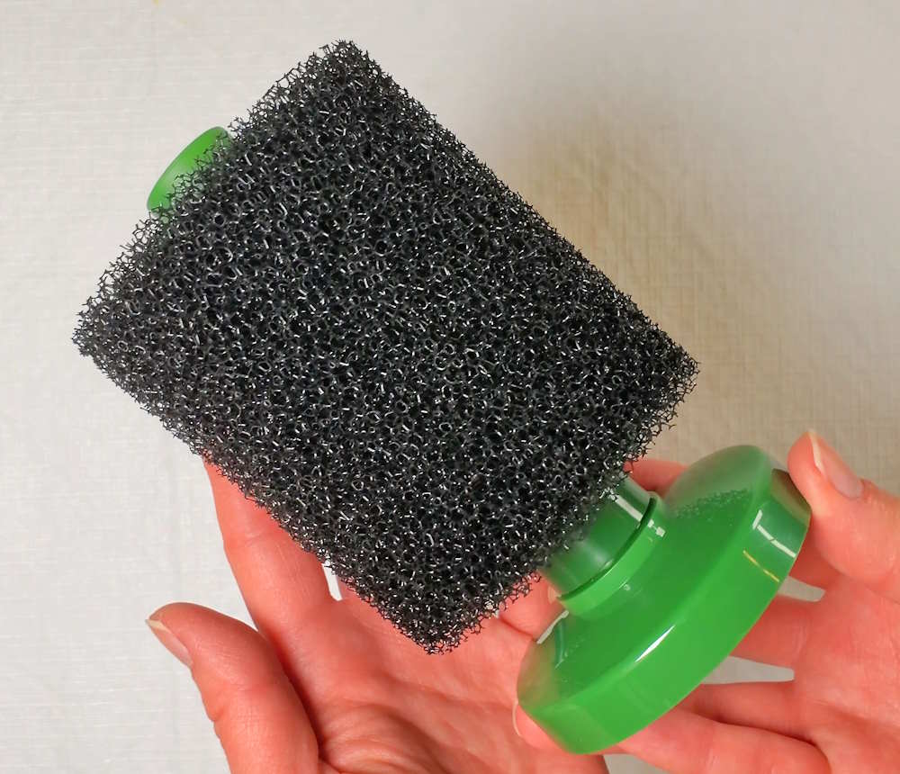 Step 4 sponge filter installation