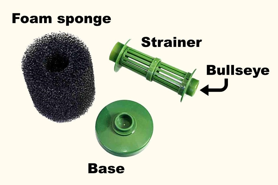 Sponge filter components
