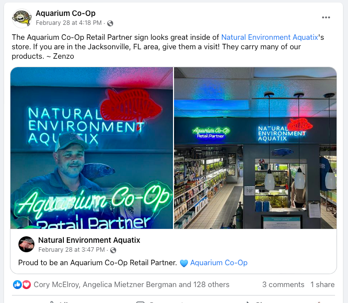 Natural Environment Aquatix promotion