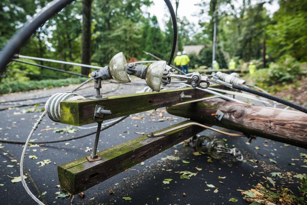 downed power line