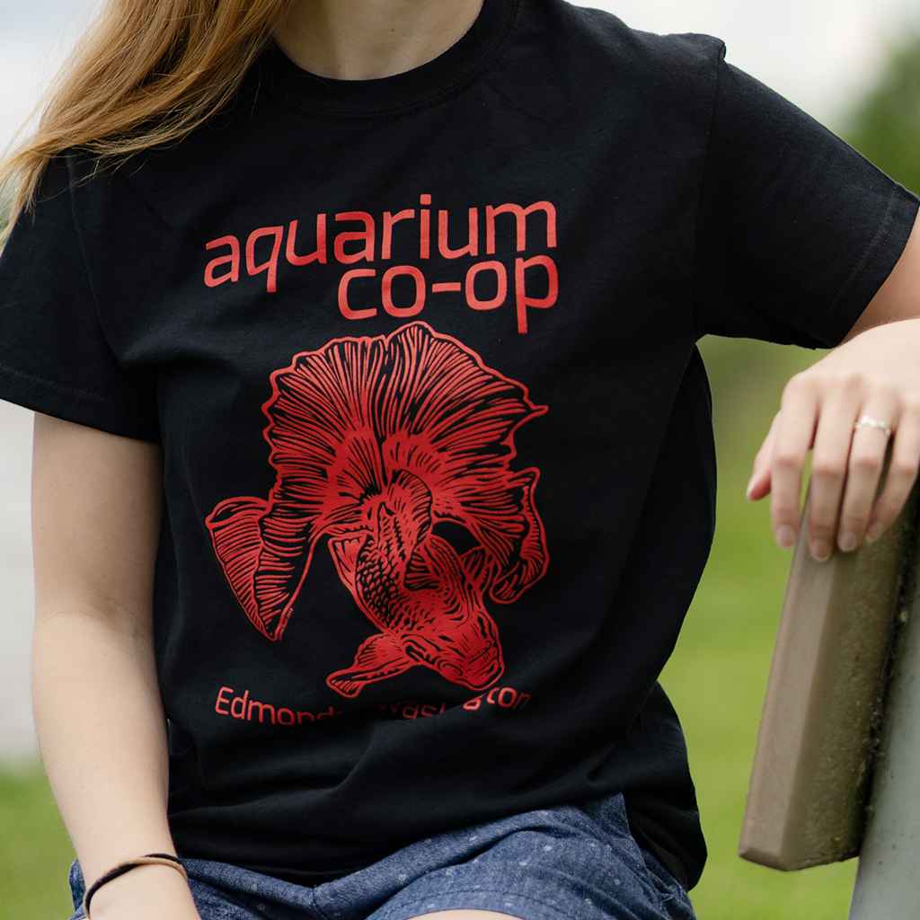 Aquarium Co-Op goldfish t-shirt