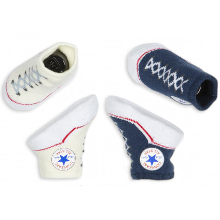Converse Infant Booties Navy – Chalk