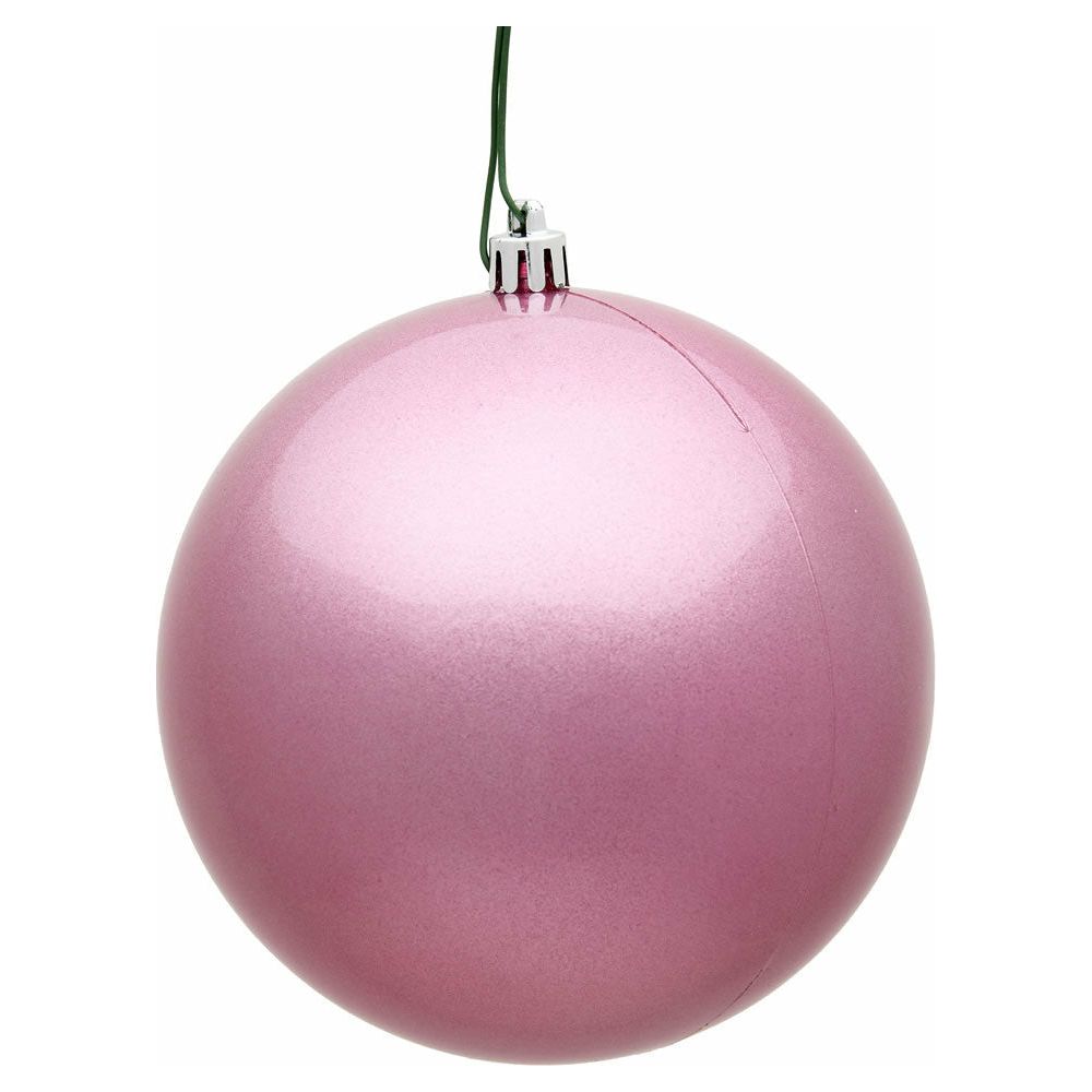 6 Red Matte Ball Ornament