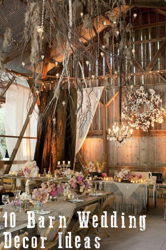 Unique Slab Wood Wedding Decor Ideas -CV Linens