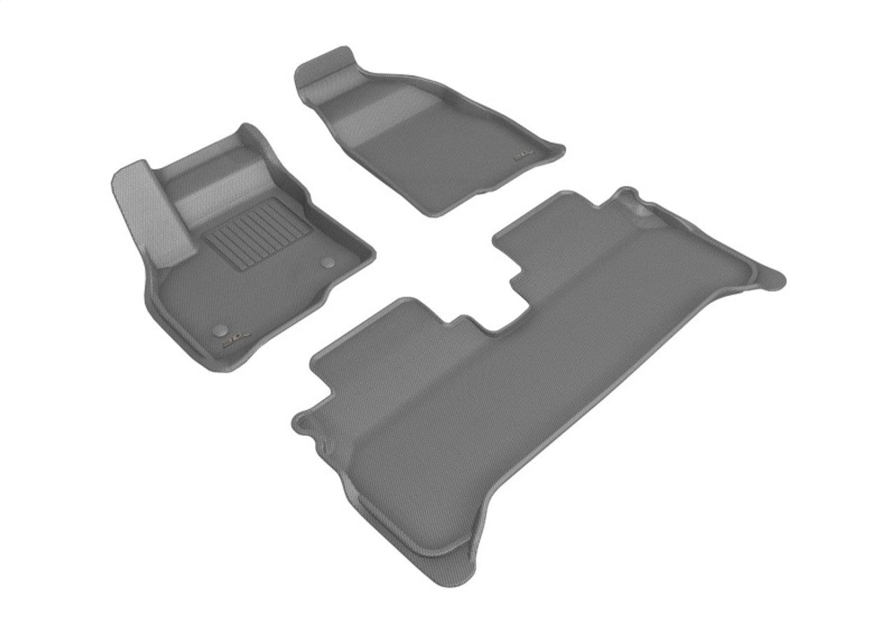 Chevy Bolt EUV 3D MAXpider Kagu Floor Mat Set, Gray, 1st and 2nd Row, 2022-2023