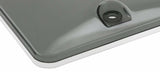 Tesla Model X Smoke Gray Tinted Unbreakable Bubble Shield License Plate Cover