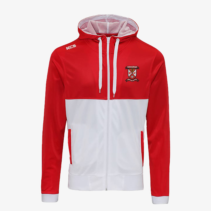 Coralstown Kinnegad GAA KCS Retro Track Hoody - Arctic White & Red#N ...