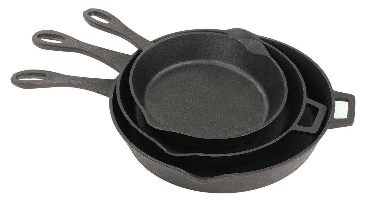 Bayou Classic Cast Iron Square Skillet, Black