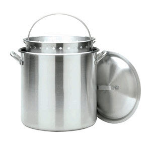 Large Aluminum Cooking Stock Pot (Patila) w/ Lid for Catering