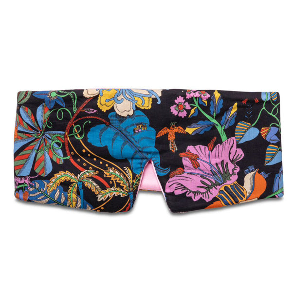 Liberty Cotton Print + Plain 100% Silk Sleeping Masks