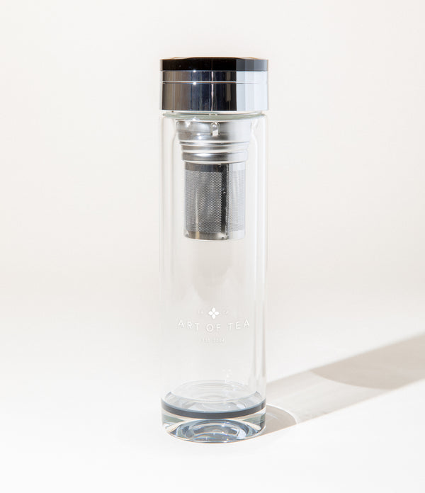 Glass Thermos with Tea Infuser - Whisk