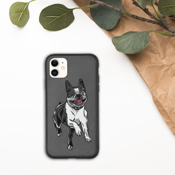 Biodegradable IPhone Case - Boston Terrier