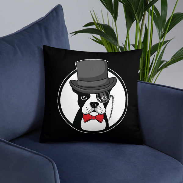 Boston Terrier Gentleman Cushion