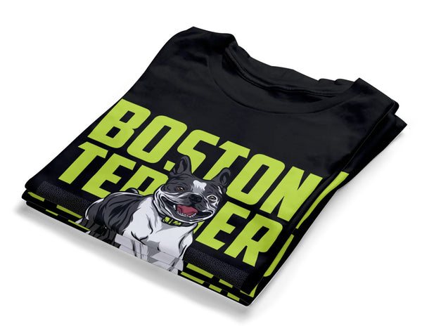 Pile of Boston Terrier T-Shirts