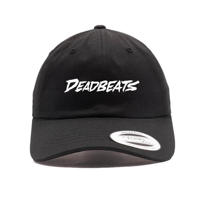 Deadbeats -Label Logo- Black Dad Hat - Deadbeats Shop product image