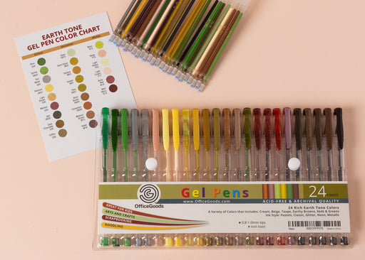 The Creative Expert 24 Gel Pens for home, Office & Craft Projects
