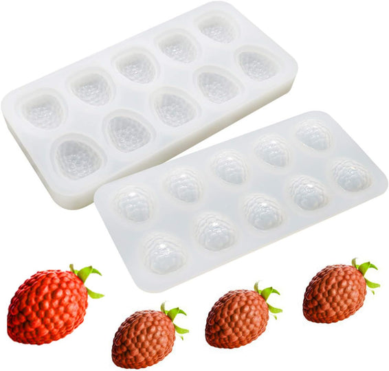 OCPO KITCHEN Silikonformen Backen 3D, Himbeere Mousse-Kuchenform Silikon, Silikon-Muffin Kuchenforme Image 1