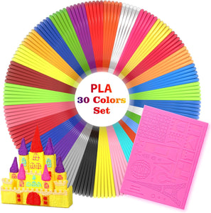 Dikale 3D Druck Stift Zeichenwerkzeug Silikonmatte Schlossmuster Rosa Medium mit 1.75mm PLA Filament