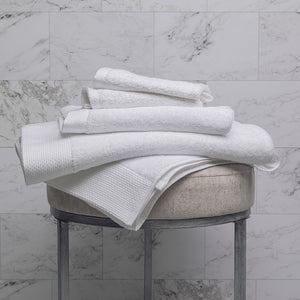 Pegasus Textiles Oasis 600 Luxury Hotel & Spa Quality White Towels Range -  600gsm