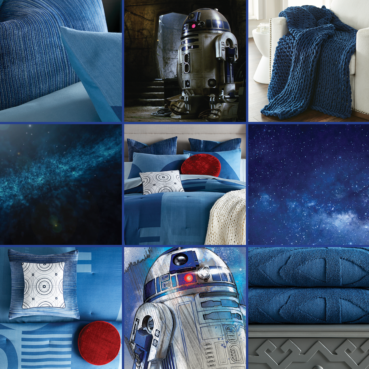 Sobel Westex Jedi ️ Decorative Pillows - Galaxy-Inspired Home Collection, Certified Oeko-Tex
