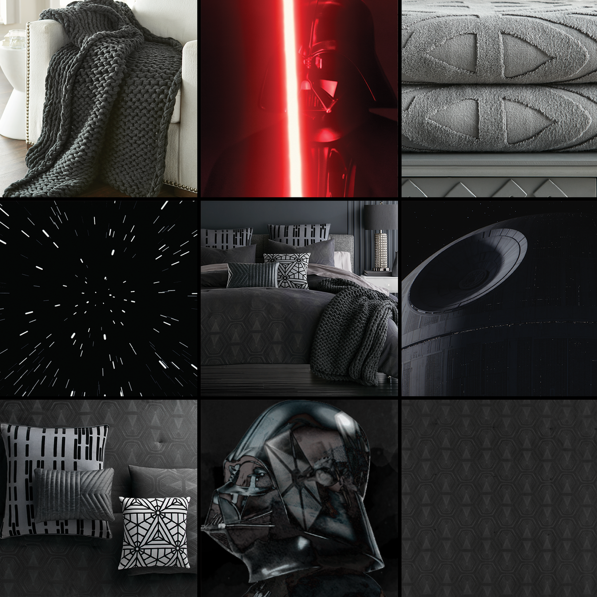 Sobel Westex Dark Side Star Wars 7pc Bedding Collection - Hotel Quality, Darth Vader Inspired Design, Twin