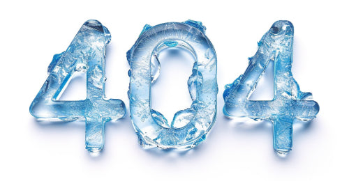 404 made from ice