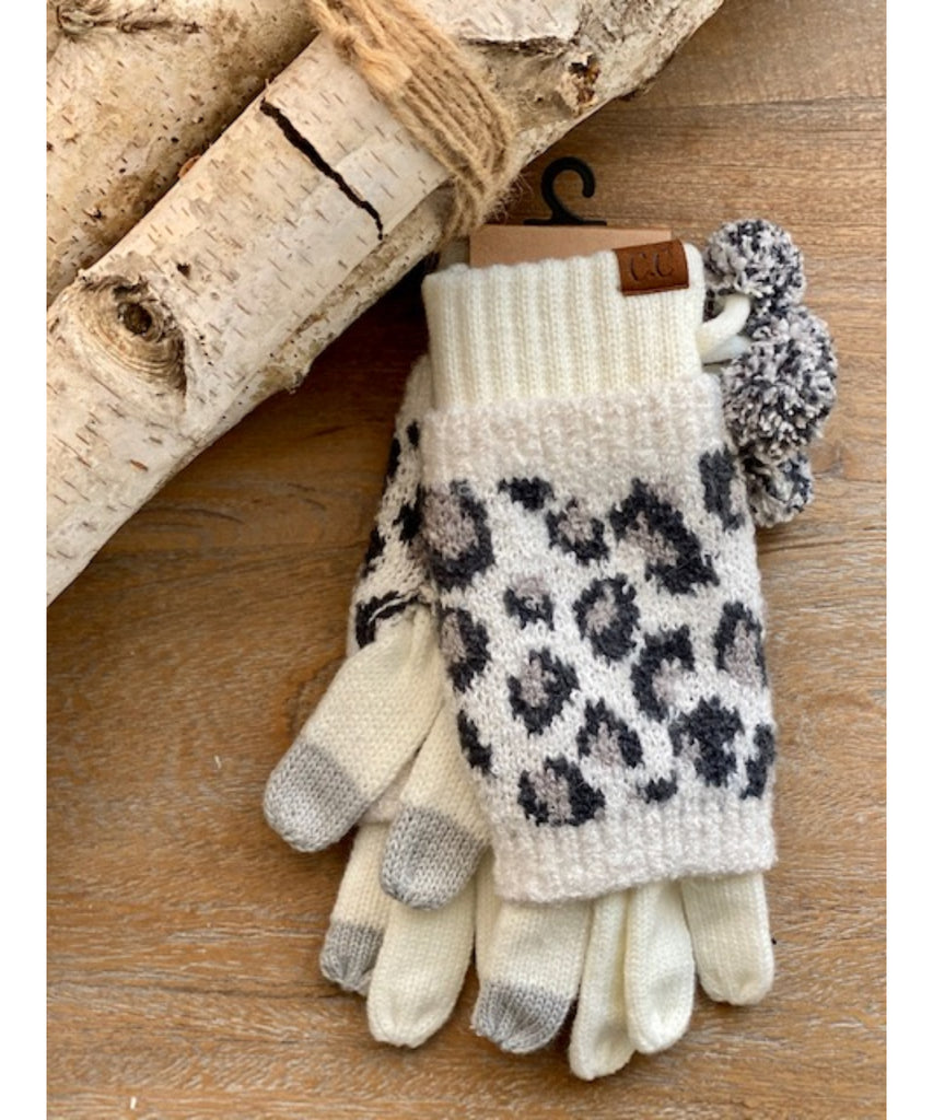 cc leopard gloves