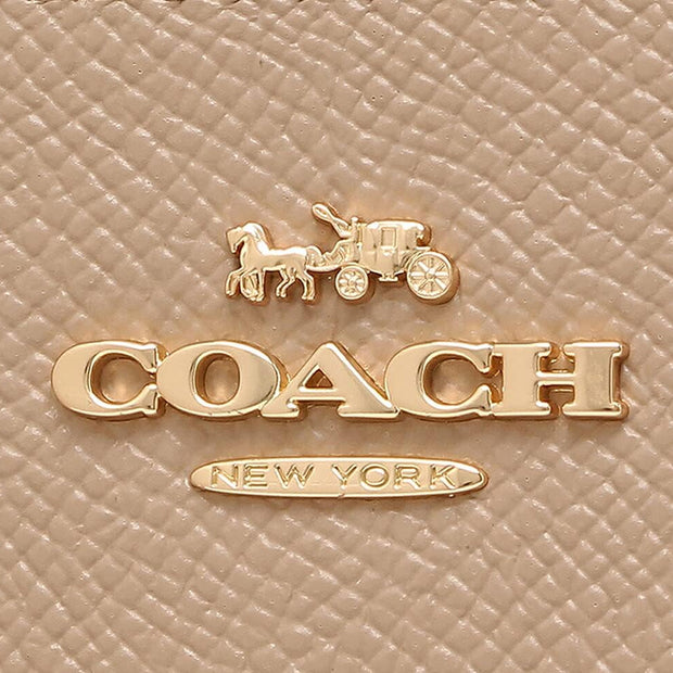 Coach Large Corner Zip Wristlet in Rouge 3888 –