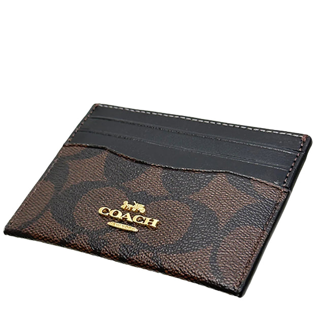 COACH SLIM ID CARD CASE WITH PUFFY DIAMOND QUILTING CJ525 SV/LP