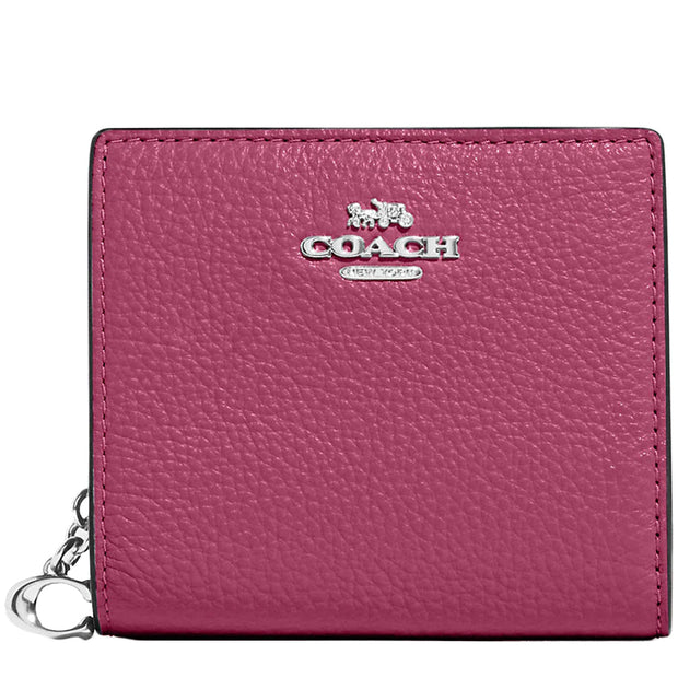 Coach Pistachio Green Leather Snap Wallet