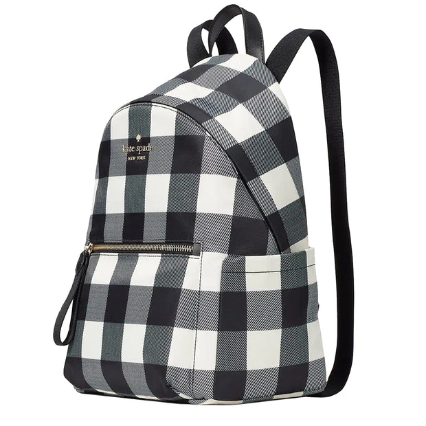 Checkered Daisy Medium Backpack