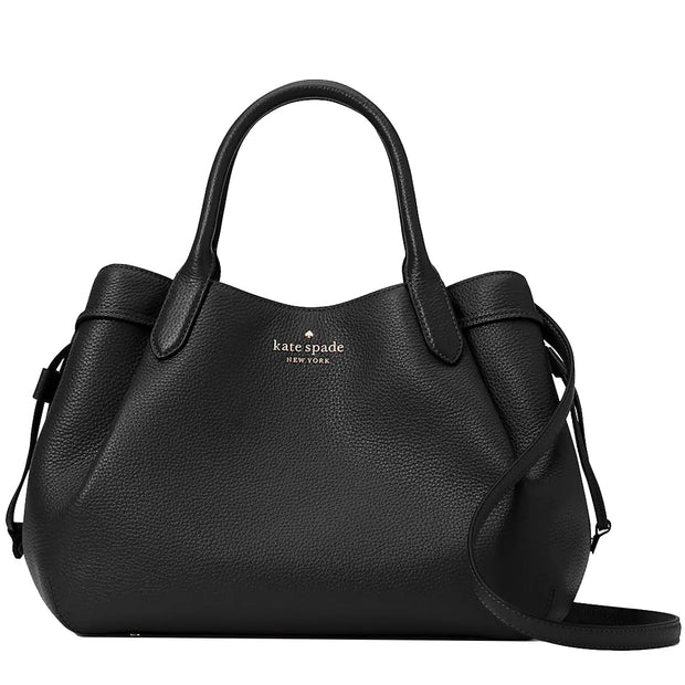 Kate Spade New York Crush Black Leather Handbag K7801BLK - Bags