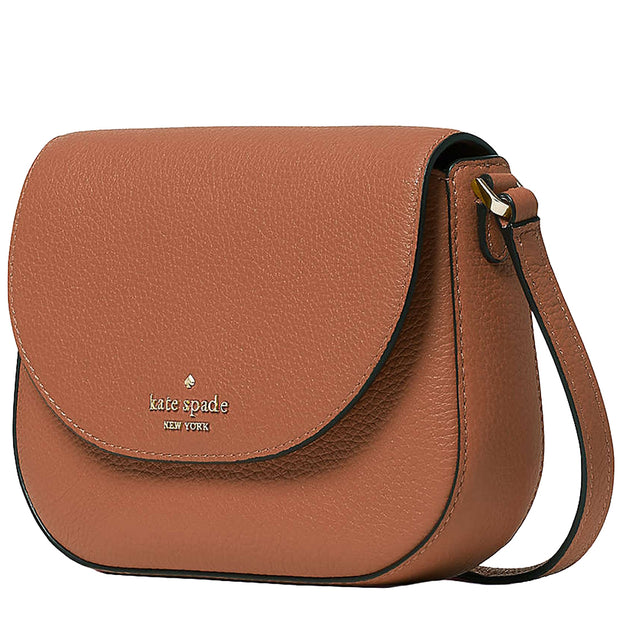 Kate Spade Leila Mini Flap Crossbody (Warm ginger)