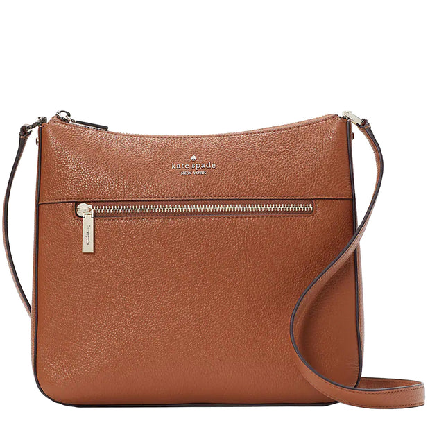 Kate Spade leila north south crossbody warm gingerbread