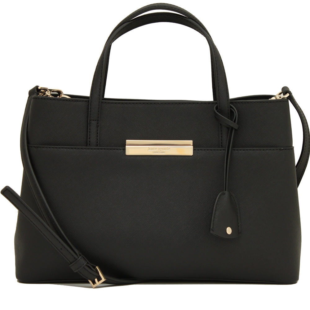 Kate Spade Maiden Way Saffiano Zuri Bag in Black – PinkOrchard.com