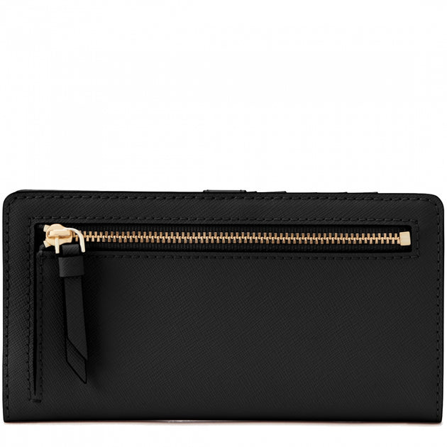 Kate Spade Cameron Large Slim Bifold Wallet in Black – 