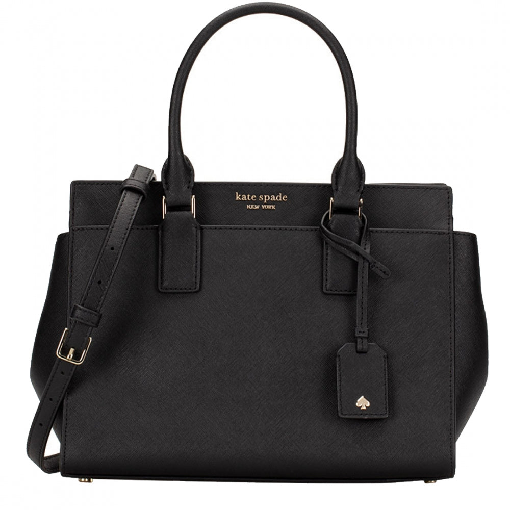 Kate Spade Cameron Medium Satchel Bag in Black – PinkOrchard.com