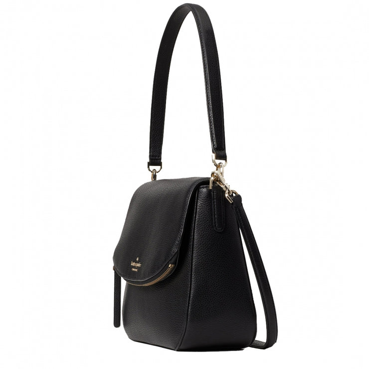 Kate Spade Jackson Medium Flap Shoulder Bag wkru6249 in Black –  