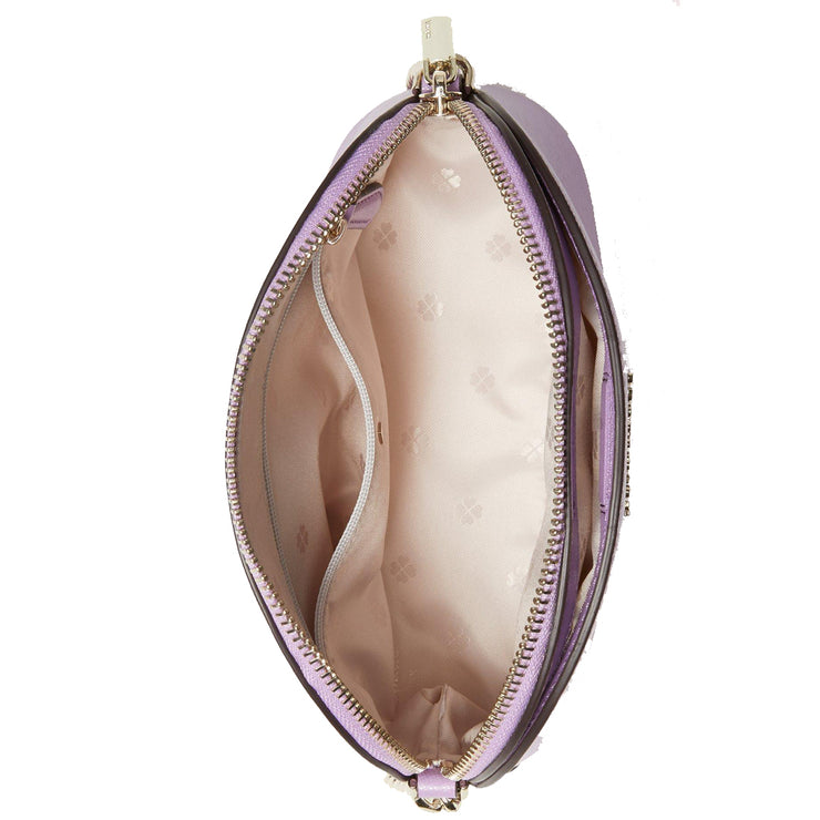 Kate Spade Spencer Small Dome Crossbody Bag in Iris Bloom – 