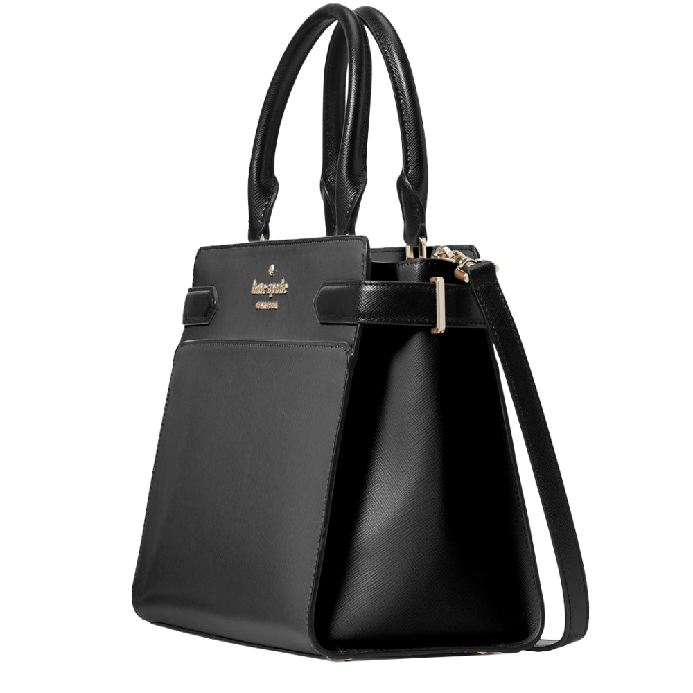 Kate Spade Staci Medium Satchel Bag in Black wkru6951 – PinkOrchard.com