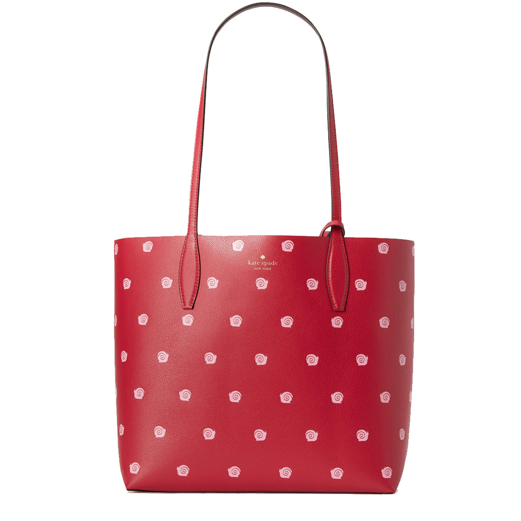 Kate Spade Enchanted Forest Snail Large Reversible Tote Bag in Red Mul –  