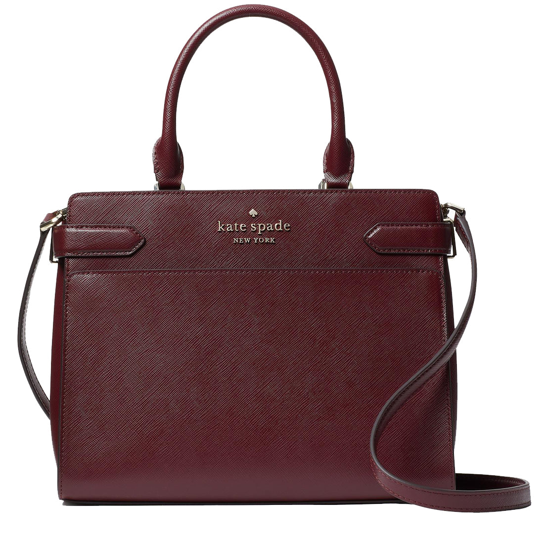 Kate Spade Staci Medium Satchel Bag in Cherrywood – PinkOrchard.com