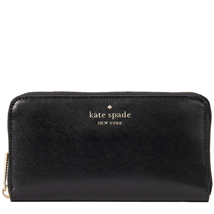 Kate Spade Staci Large Continental Wallet in Black wlr00130 –  