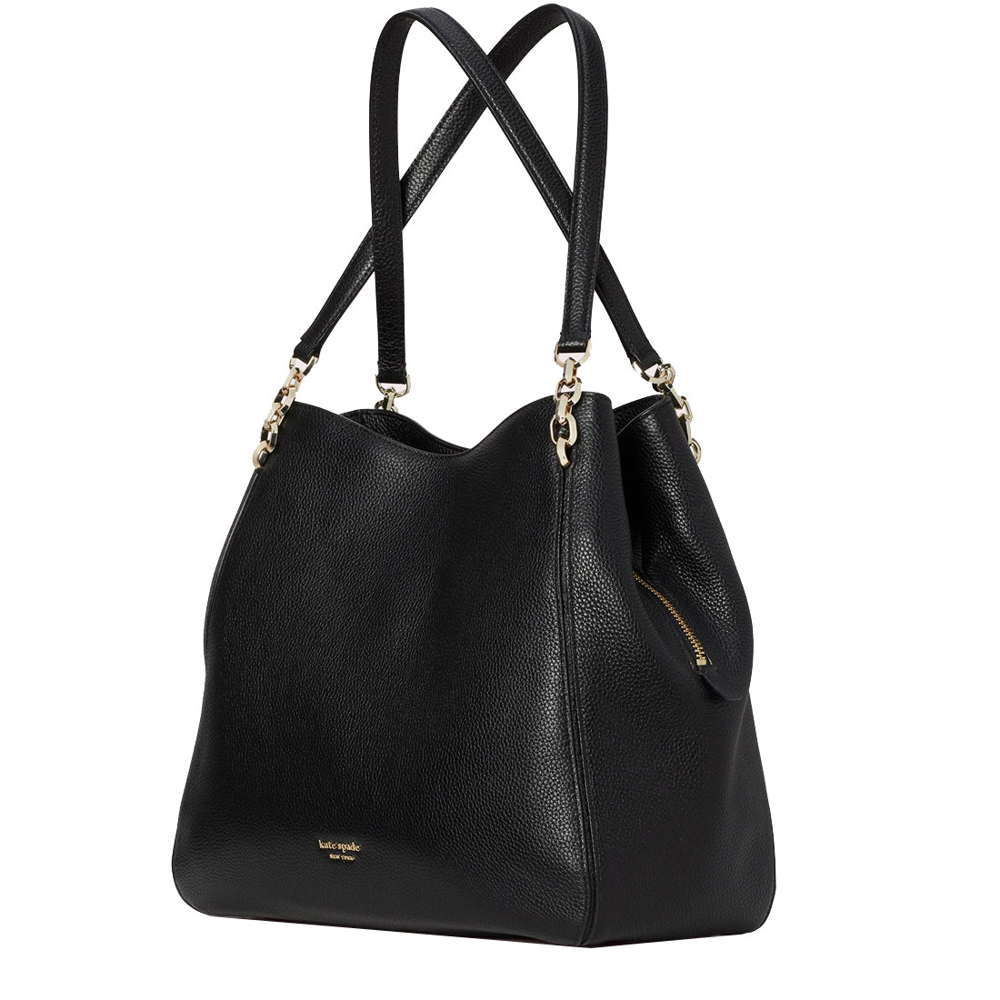 Kate Spade Hailey Large Shoulder Bag in Black – PinkOrchard.com