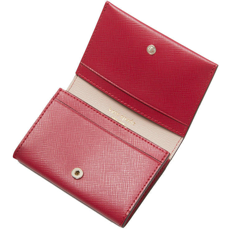 Kate Spade Mila Bifold Cardholder in Cerise – 