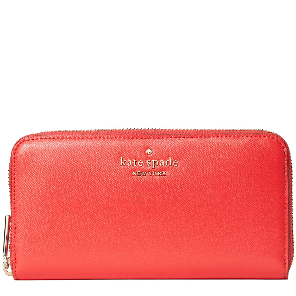 Kate Spade Staci Large Continental Wallet in Digital Red – 