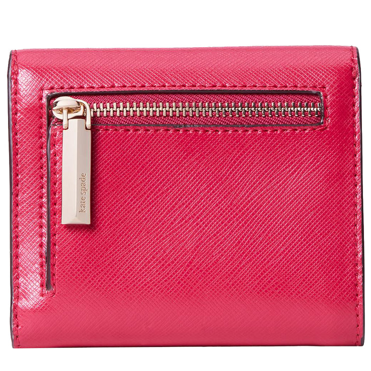 Kate Spade Booked Trifold Flap Wallet in Cerise – 