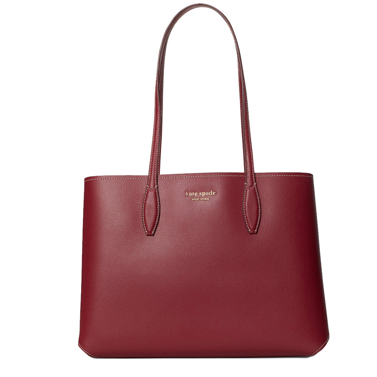Kate Spade All Day Domino Dot Large Tote Bag in Red Currant ...